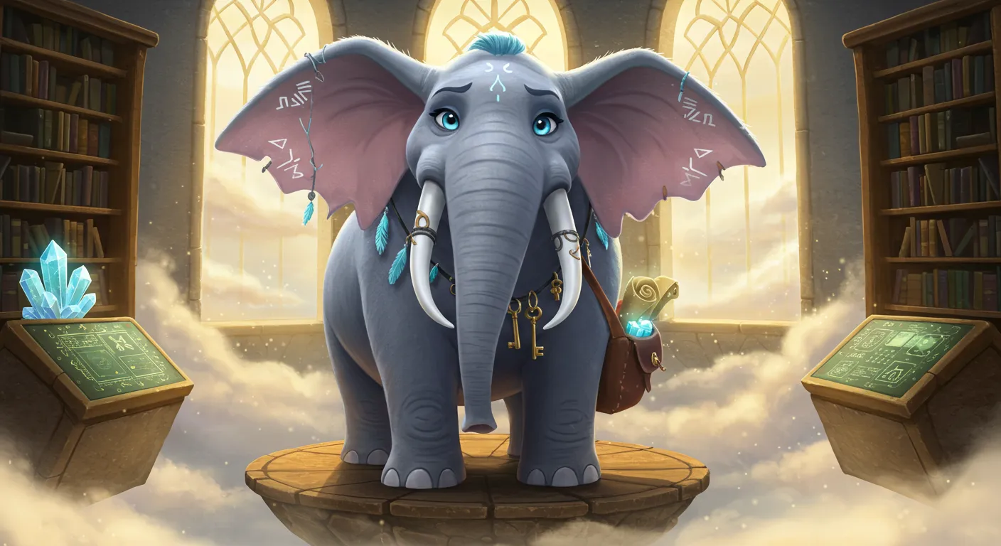 Claude imagined as a diplomatic cartoon elephant